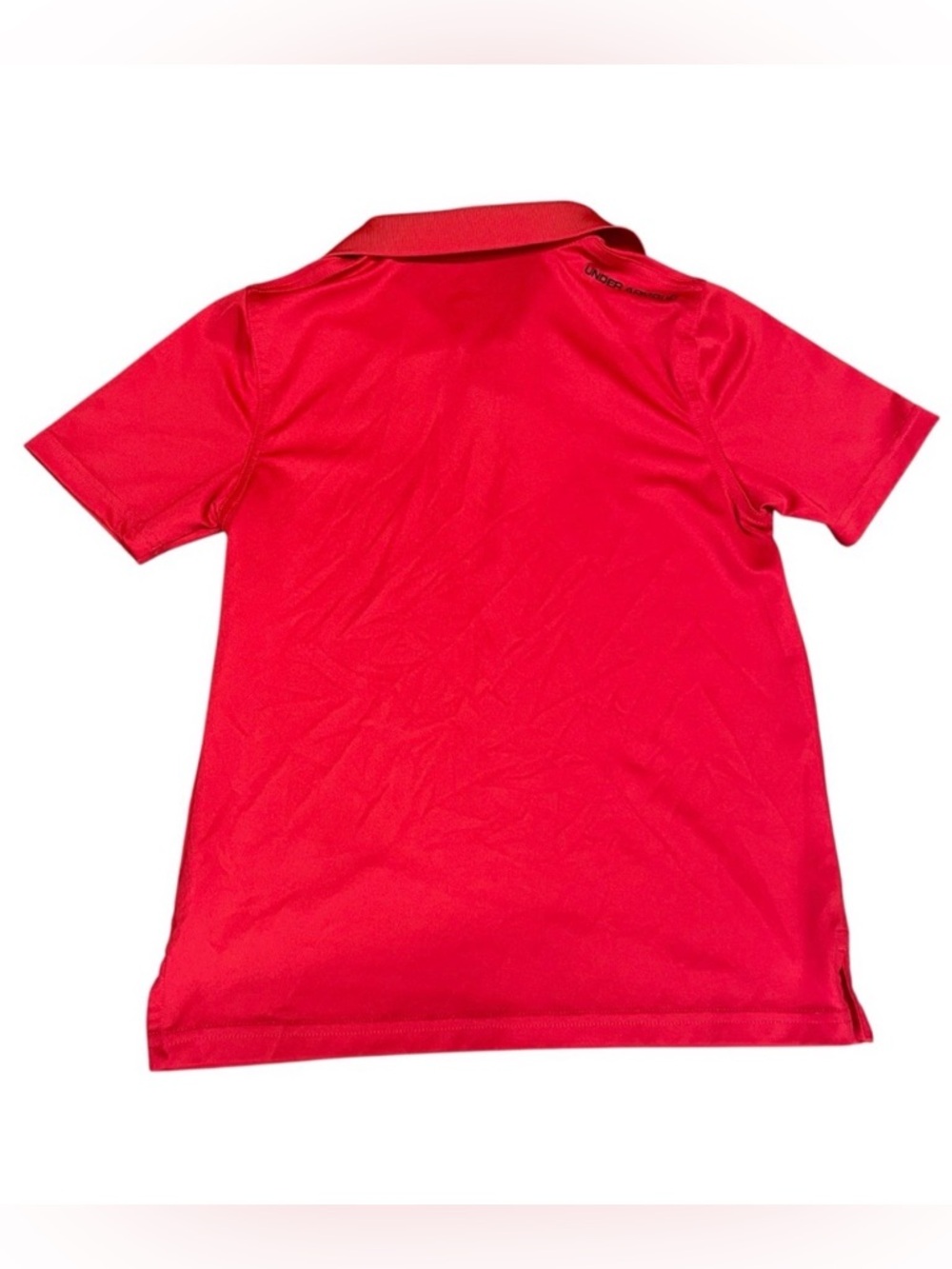 Youth Boys Under Armour Polo Shirt Bundle- Set of 2 | Black/Red | Size YS - Picture 7 of 10